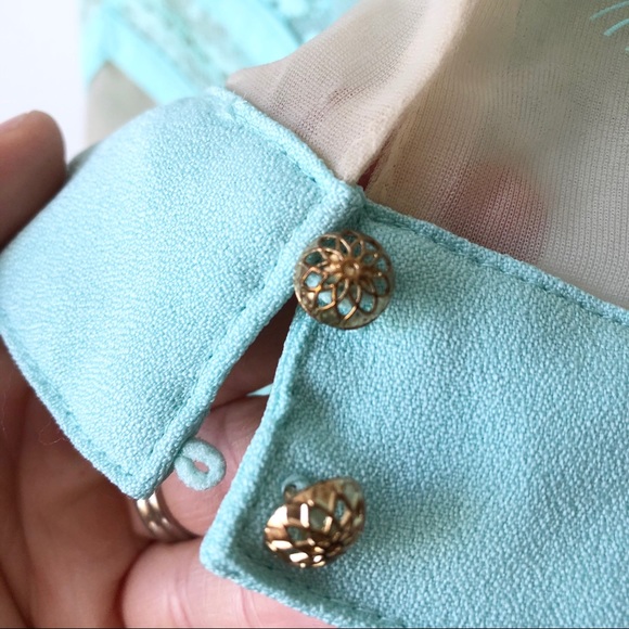 Lace Inset Crop Top - Picture 12 of 15